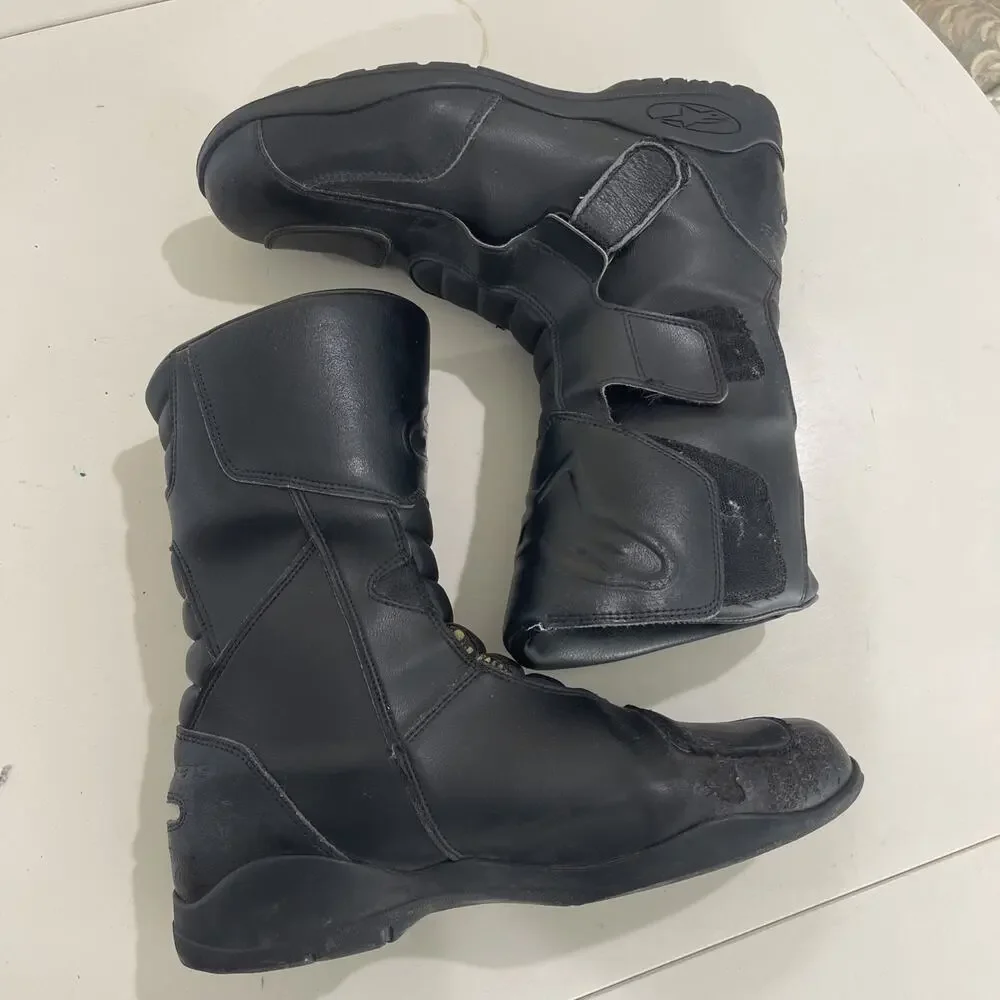 Alpinestars Men 10.5 Waterproof Motorcycle Boots Size Vintage Flaw